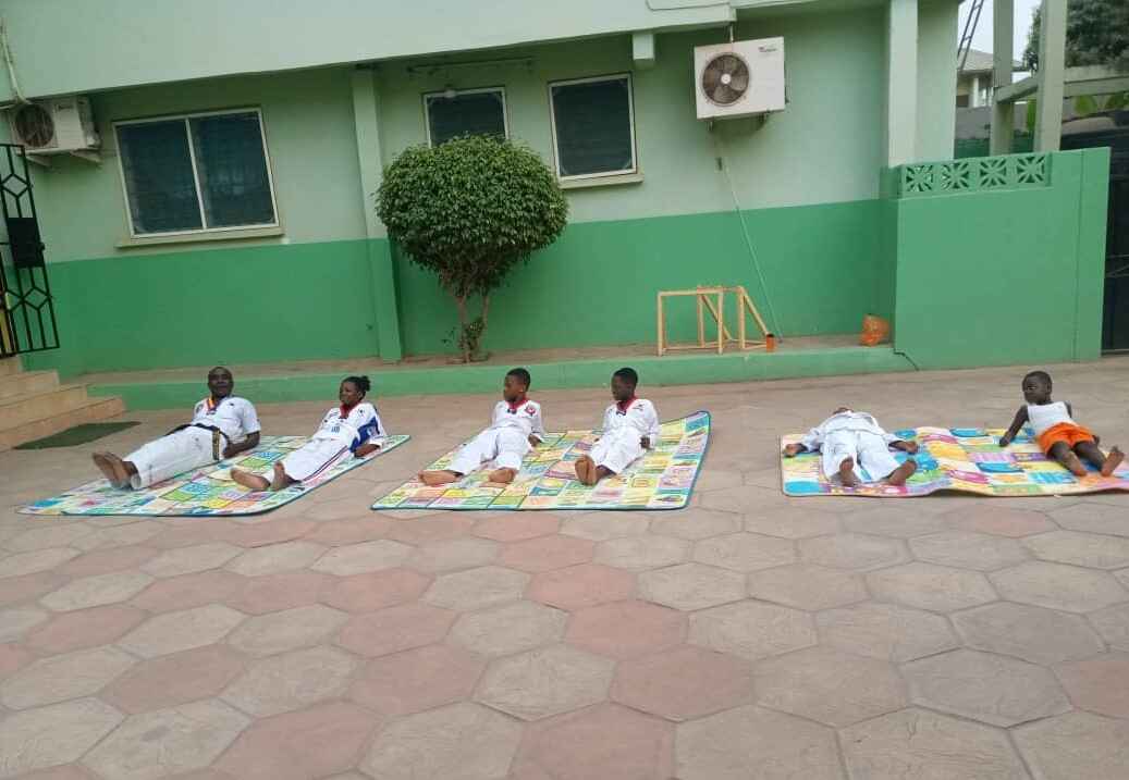 Students in science lab